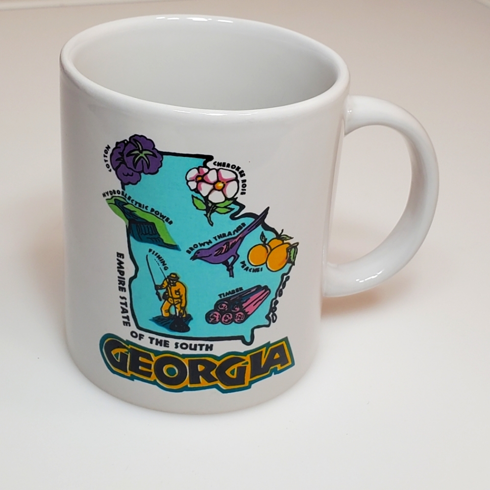 Vintage Georgia coffee mug